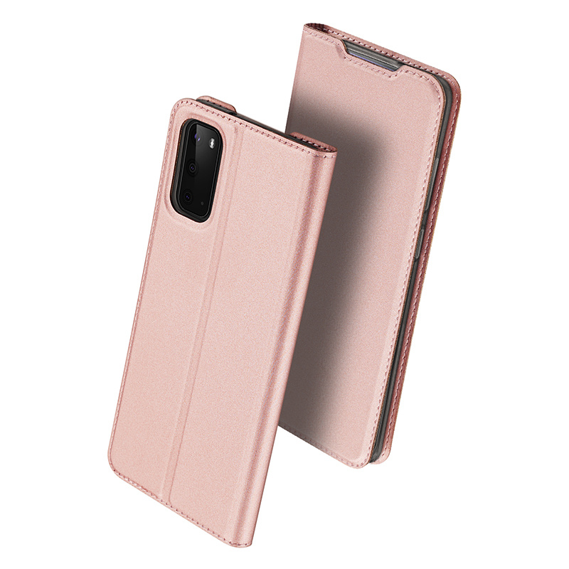Pro serie slim wallet Rose Goud  hoes voor de Samsung Galaxy S20