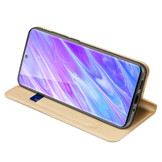 Pro serie slim wallet Goud  hoes voor de Samsung Galaxy S20