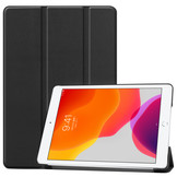3-Vouw sleepcover hoes Zwart voor de iPad 10.2 inch 2019, iPad 10.2 inch 2020 en iPad 10.2 inch 2021