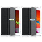 3-Vouw sleepcover hoes Zwart voor de iPad 10.2 inch 2019, iPad 10.2 inch 2020 en iPad 10.2 inch 2021