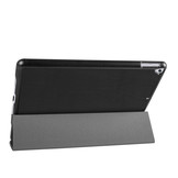 3-Vouw sleepcover hoes Zwart voor de iPad 10.2 inch 2019, iPad 10.2 inch 2020 en iPad 10.2 inch 2021