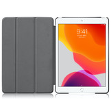 3-Vouw sleepcover hoes Zwart voor de iPad 10.2 inch 2019, iPad 10.2 inch 2020 en iPad 10.2 inch 2021