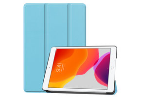 3-Vouw sleepcover hoes - iPad 10.2 inch (2019/2020/2021) - Lichtblauw