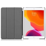 3-Vouw sleepcover hoes Grijs voor de iPad 10.2 inch 2019, iPad 10.2 inch 2020 en iPad 10.2 inch 2021