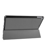 3-Vouw sleepcover hoes Grijs voor de iPad 10.2 inch 2019, iPad 10.2 inch 2020 en iPad 10.2 inch 2021