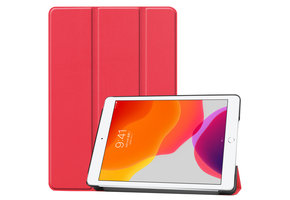 3-Vouw sleepcover hoes - iPad 10.2 inch (2019/2020/2021) - Rood