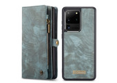 Caseme - vintage 2 in 1 portemonnee hoes - Samsung Galaxy S20 Ultra - Blauw