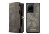 Caseme - vintage 2 in 1 portemonnee hoes - Samsung Galaxy S20 Ultra - Grijs