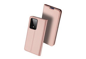 Dux Ducis - pro serie slim wallet hoes - Samsung Galaxy S20 Ultra - Roze Goud