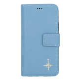 iPhone 11 Pro leren afneembare 2-in-1 bookcase telefoonhoes - Lichtblauw