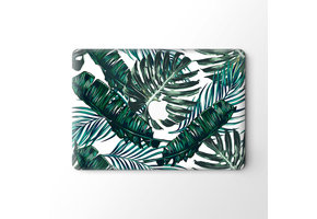 Lunso MacBook Pro 16 inch (2019) vinyl sticker - Green Leaves