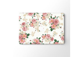 Lunso MacBook Pro 16 inch (2019) vinyl sticker - Flower Pink