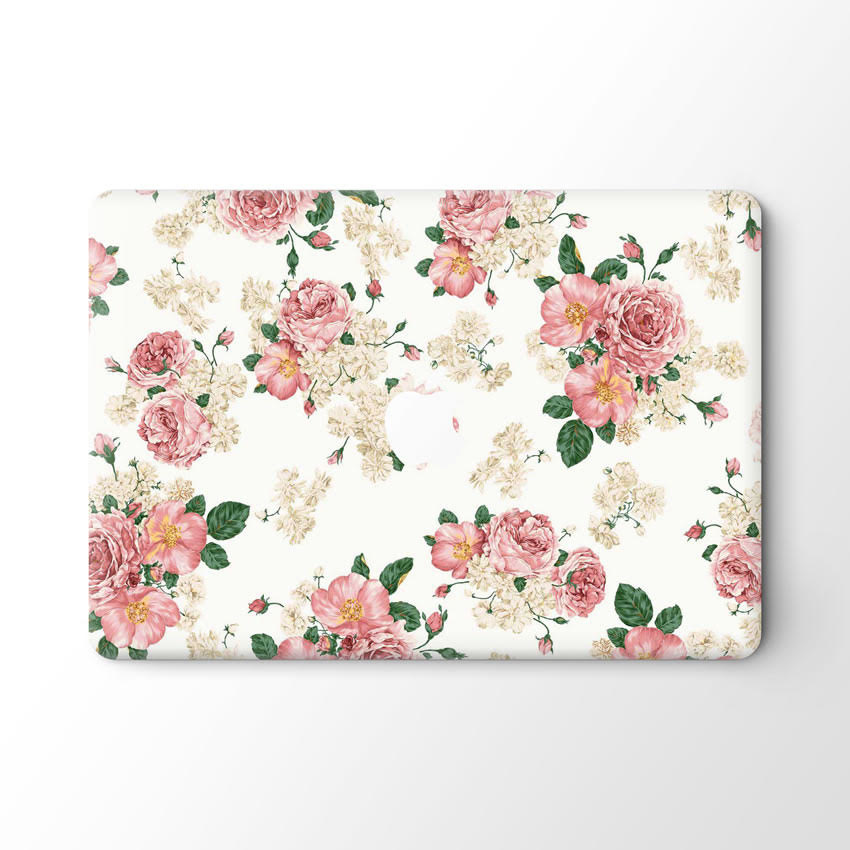 FlowerPink  vinyl sticker voor de MacBook Pro 16 inch (2019)