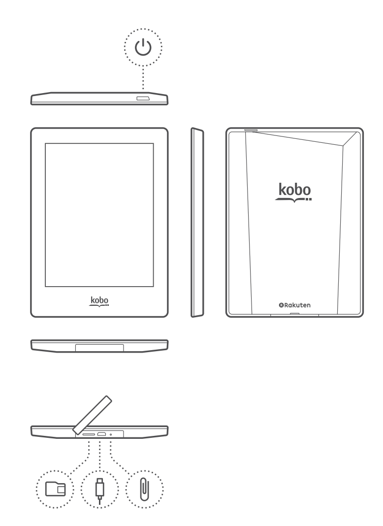 Kobo Aura H20 Editie 1