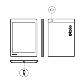 2 stuks beschermfolie voor de Kobo Aura edition 2 (6 inch)
