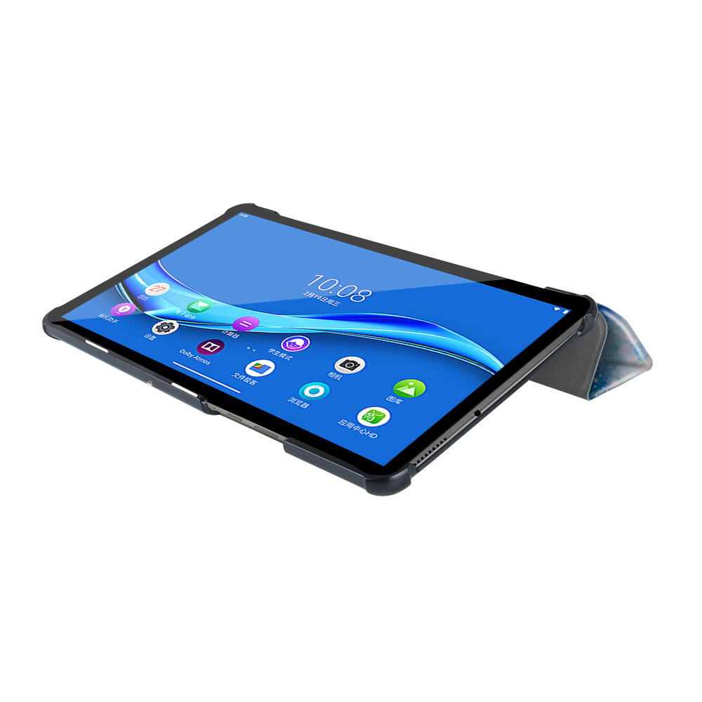 3-Vouw sleepcover hoes Galaxy voor de Lenovo Tab M10 FHD Plus (x606F)