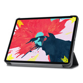 3-Vouw sleepcover hoes Zwart voor de iPad Pro 11 inch (2020)