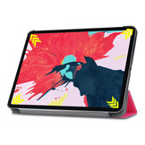 3-Vouw sleepcover hoes Roze voor de iPad Pro 11 inch (2020)