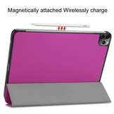 3-Vouw sleepcover hoes Paars voor de iPad Pro 11 inch (2020)