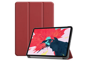 3-Vouw sleepcover hoes - iPad Pro 11 inch (2020) - Bordeaux Rood