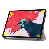 3-Vouw sleepcover hoes Rose Goud voor de iPad Pro 11 inch (2020)
