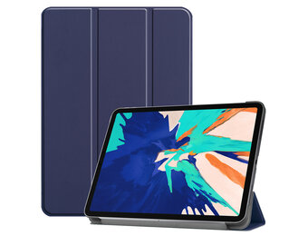 3-Vouw sleepcover hoes - iPad Pro 12.9 inch (2020) - Blauw