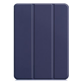 3-Vouw sleepcover hoes Blauw voor de iPad Pro 12.9 inch (2020)