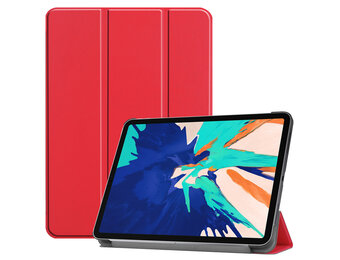 3-Vouw sleepcover hoes - iPad Pro 12.9 inch (2020) - Rood