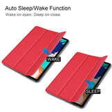 3-Vouw sleepcover hoes Rood voor de iPad Pro 12.9 inch (2020)
