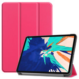 3-Vouw sleepcover hoes Roze voor de iPad Pro 12.9 inch (2020)