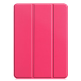 3-Vouw sleepcover hoes Roze voor de iPad Pro 12.9 inch (2020)