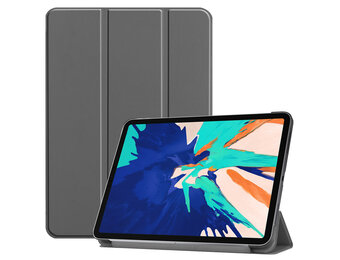 3-Vouw sleepcover hoes - iPad Pro 12.9 inch (2020) - Grijs