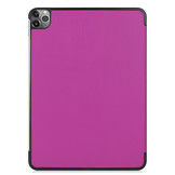 3-Vouw sleepcover hoes Paars voor de iPad Pro 12.9 inch (2020)
