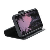 iPhone 11 Pro leren afneembare 2-in-1 bookcase telefoonhoes - Zwart