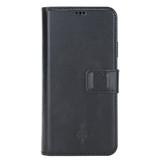 iPhone 11 Pro Max lederen afneembare 2-in-1 bookcase hoes - Zwart