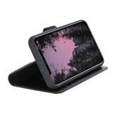 iPhone 11 Pro Max lederen afneembare 2-in-1 bookcase hoes - Zwart