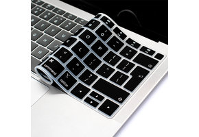 (EU) Keyboard bescherming - MacBook Pro (2016-2020) met Touchbar - Zwart
