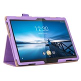 Luxe stand flip cover hoes Lila voor de Lenovo Tab M10 Gen 1