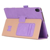 Luxe stand flip cover hoes Lila voor de Lenovo Tab M10 Gen 1