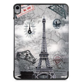 3-Vouw sleepcover hoes Eiffeltoren voor de iPad Pro 11 inch (2020)