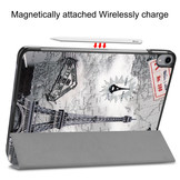 3-Vouw sleepcover hoes Eiffeltoren voor de iPad Pro 11 inch (2020)