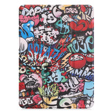 3-Vouw sleepcover hoes Graffiti voor de iPad Pro 11 inch (2020)