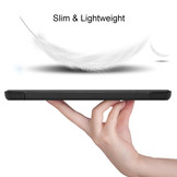 3-Vouw sleepcover hoes zwart voor de Lenovo Tab M8