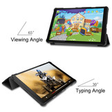 3-Vouw sleepcover hoes zwart voor de Lenovo Tab M8
