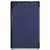 3-Vouw sleepcover hoes Blauw voor de Lenovo Tab M8