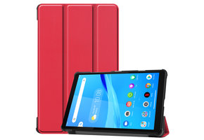 3-Vouw sleepcover hoes - Lenovo Tab M8 - Rood