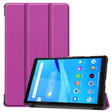 3-Vouw sleepcover hoes Paars voor de Lenovo Tab M8