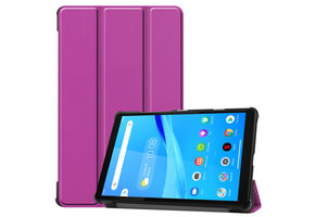 3-Vouw sleepcover hoes - Lenovo Tab M8 - Paars