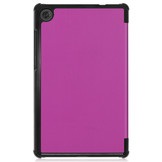 3-Vouw sleepcover hoes Paars voor de Lenovo Tab M8