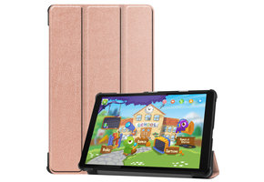 3-Vouw sleepcover hoes - Lenovo Tab M8 - Rose Goud